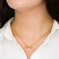 Mother-in-law Scripted Love Necklace