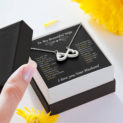 Endless Love Infinity Necklace for Wife