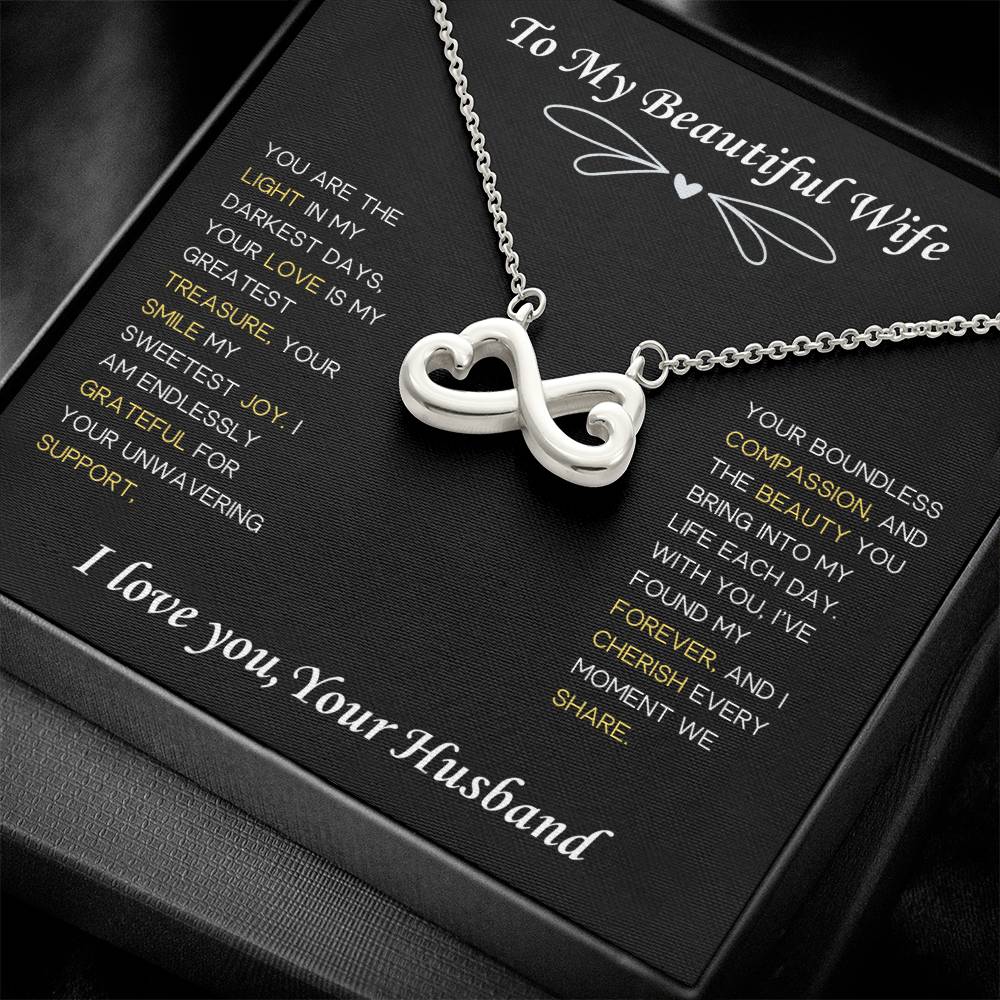 Endless Love Infinity Necklace for Wife