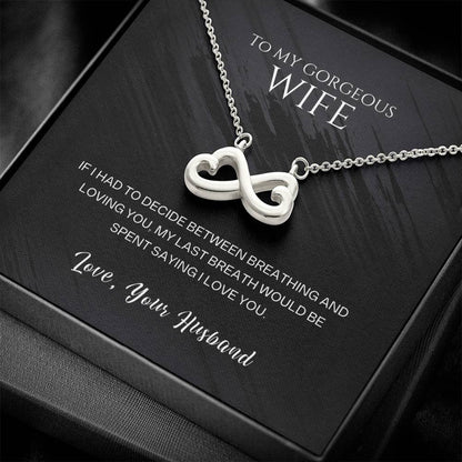 Romantic Endless Love Heart Necklace for Wife