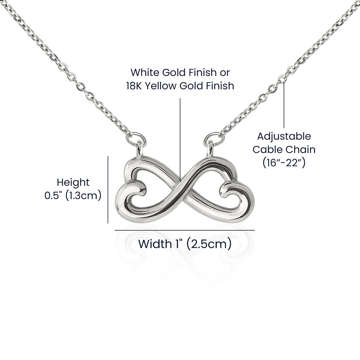 Endless Love Infinity Necklace for Wife