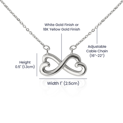 Endless Love Infinity Necklace for Wife