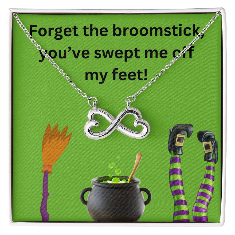 Swept Me Off My Feet Halloween Necklace