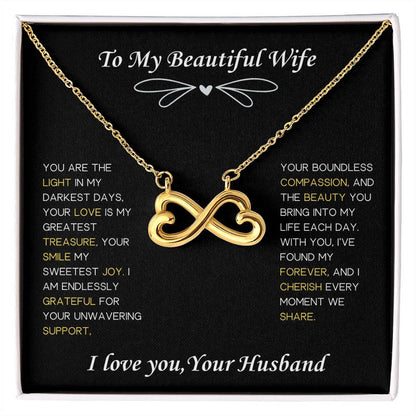 Endless Love Infinity Necklace for Wife