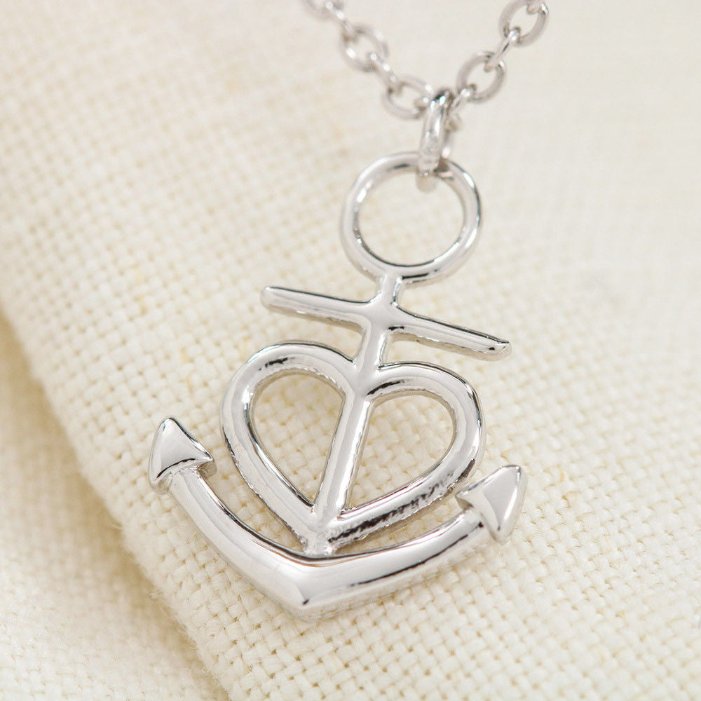 Best Friend Anchor Necklace