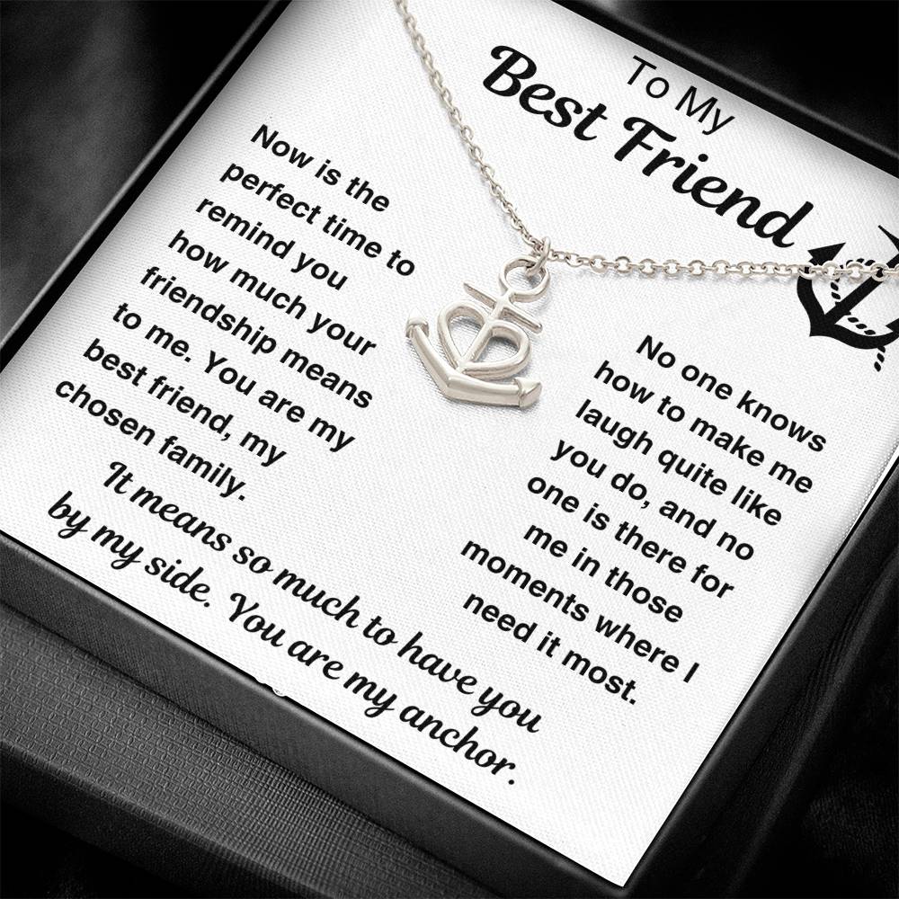 Best Friend Anchor Necklace