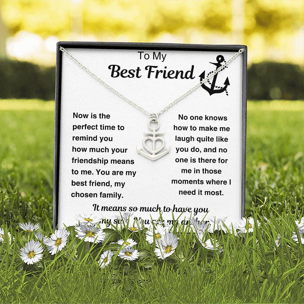 Best Friend Anchor Necklace