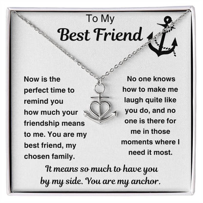 Best Friend Anchor Necklace