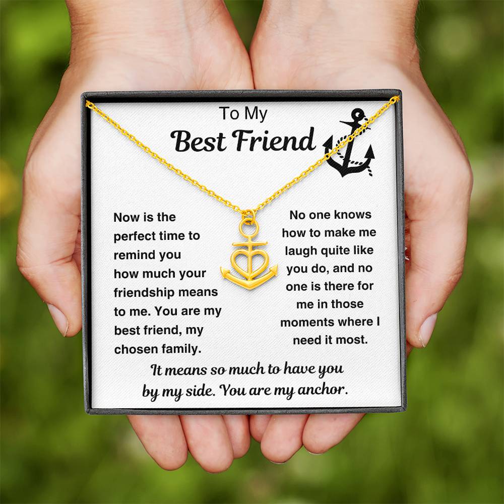 Best Friend Anchor Necklace