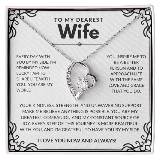 Dearest Wife Forever Love Necklace