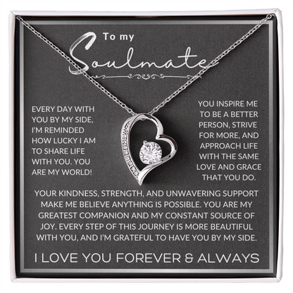 Grateful For My Soulmate  Necklace