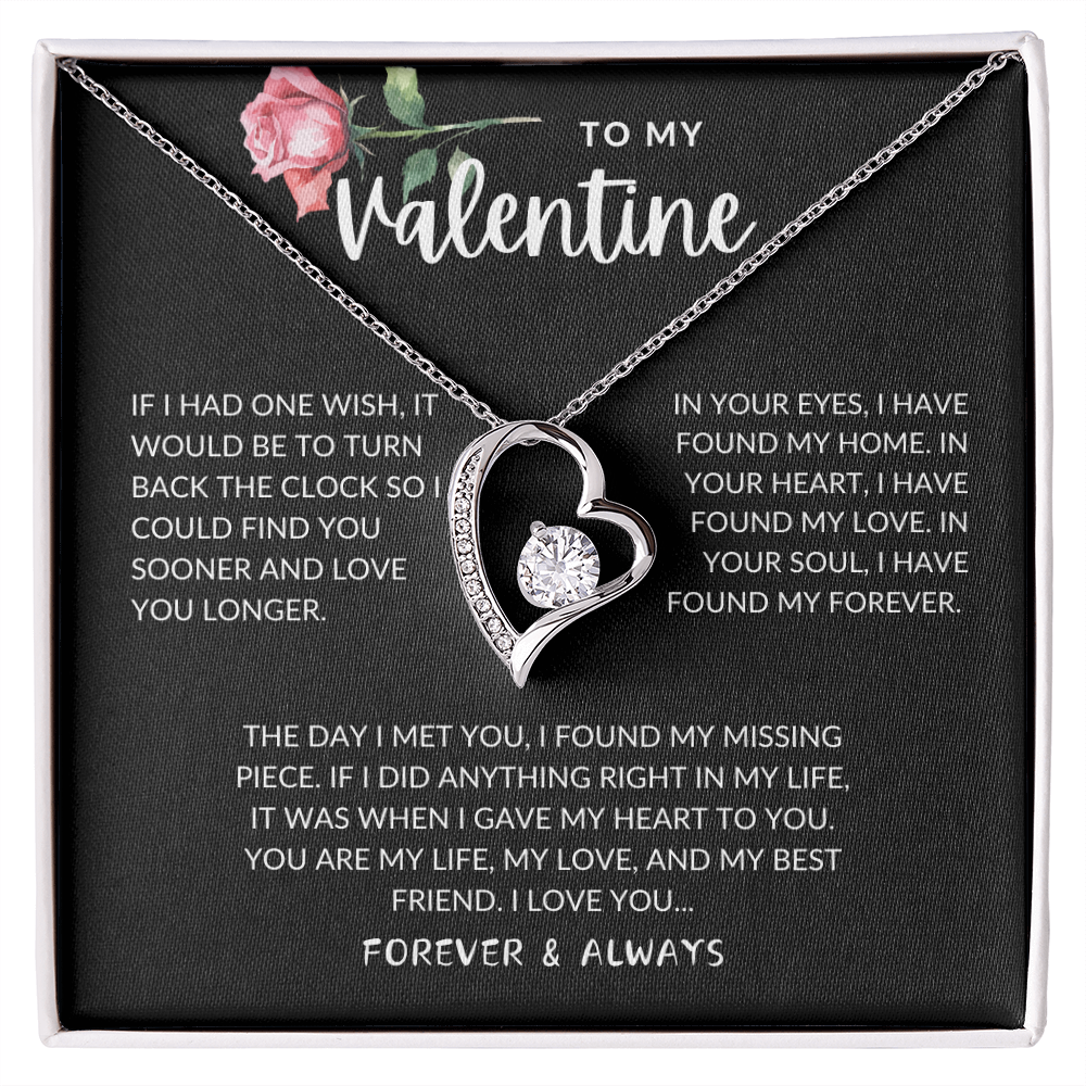 To My Valentine Forever Love Necklace