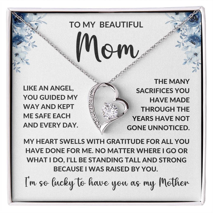 MOTHER FOREVER LOVE HEART NECKLACE
