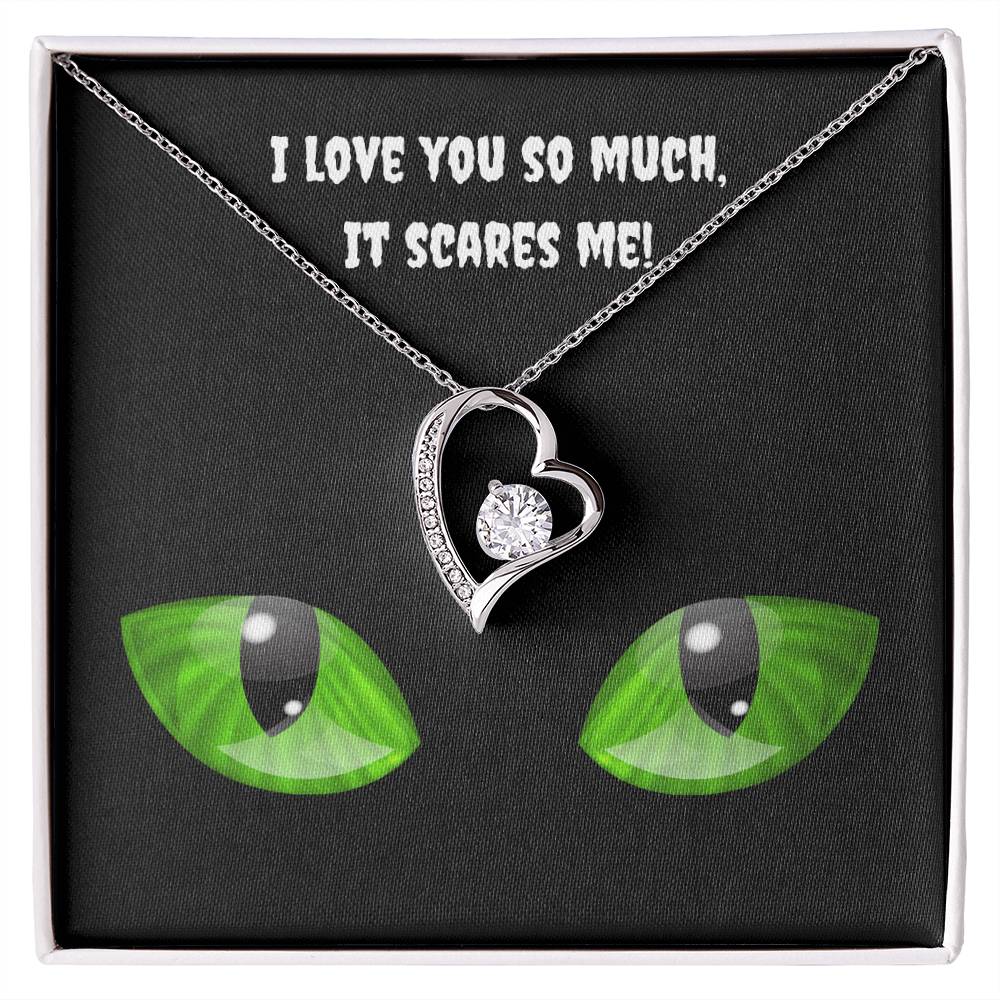 Scary Love Heart Necklace