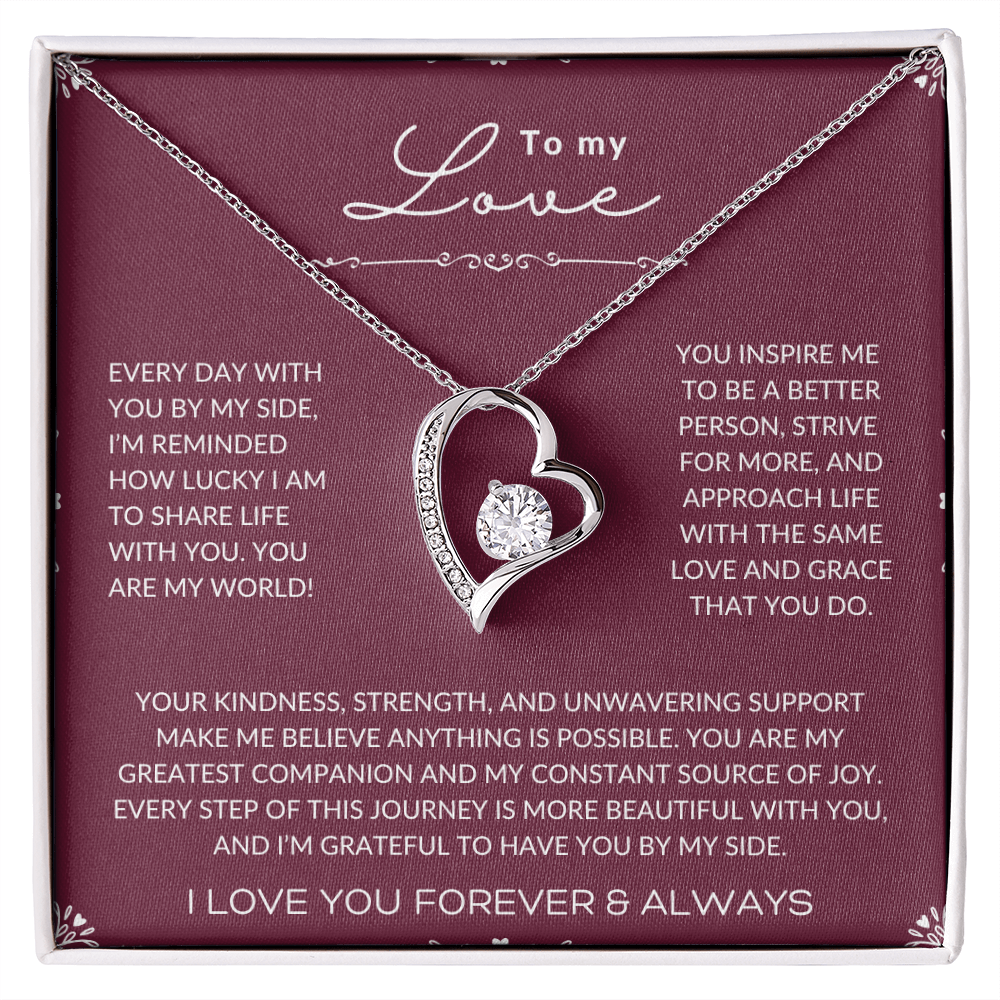 My Forever Love Heart Necklace