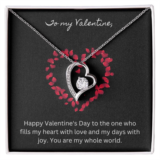 To My Valentine Heart Necklace