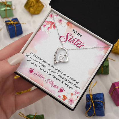 Sisters Always and Forever Love Necklace