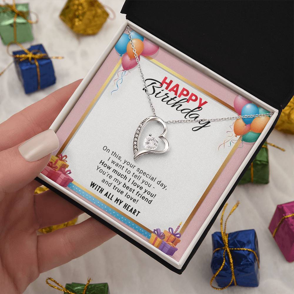 Happy Birthday - Forever Love Necklace