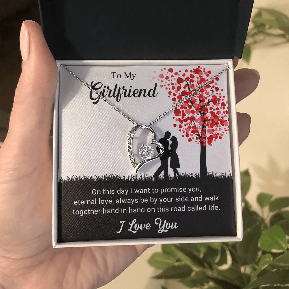 To My Girlfriend - Forever Love Necklace