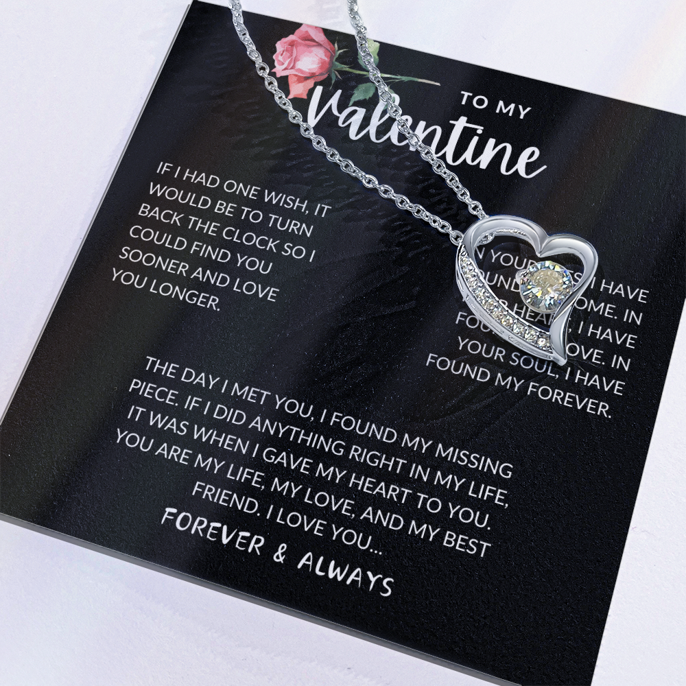 To My Valentine Forever Love Necklace