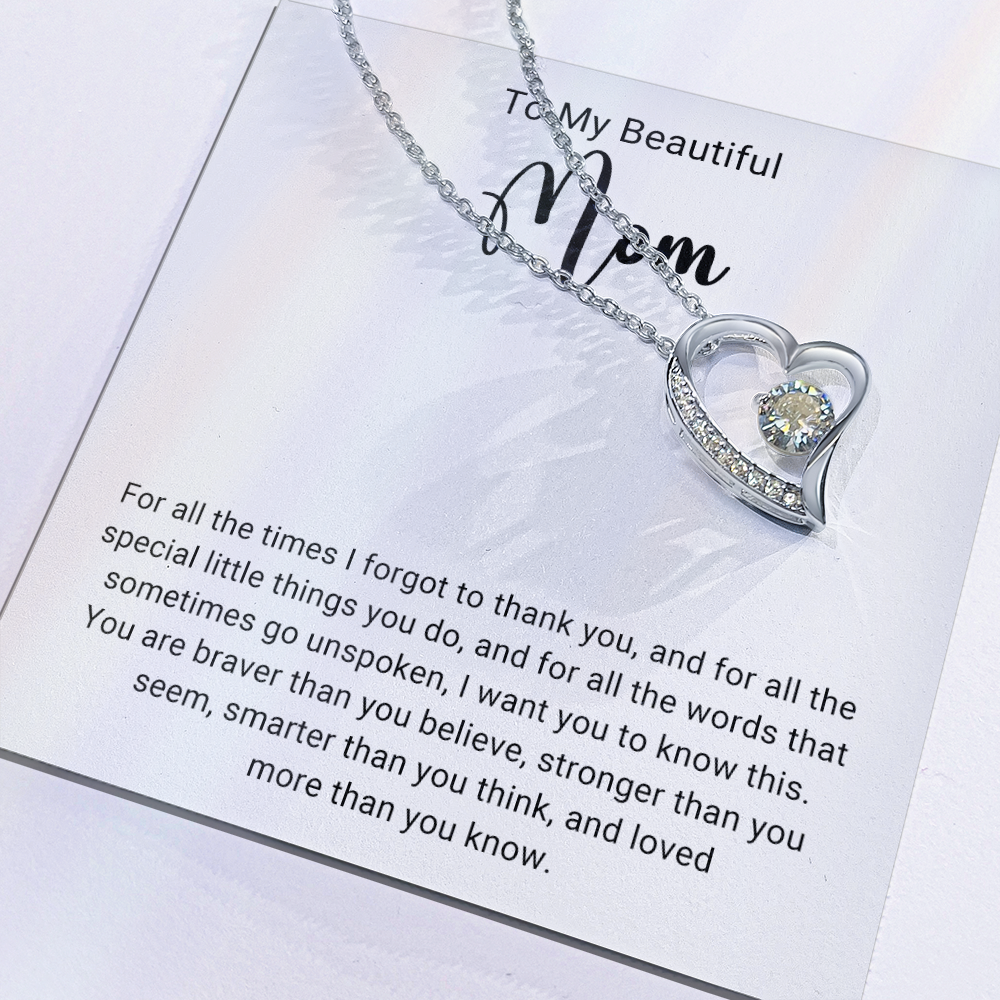 Thank You Mom Forever Love Necklace