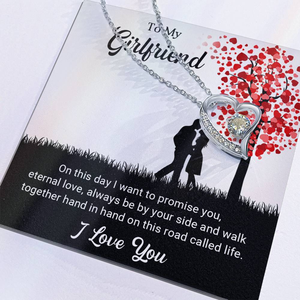 To My Girlfriend - Forever Love Necklace