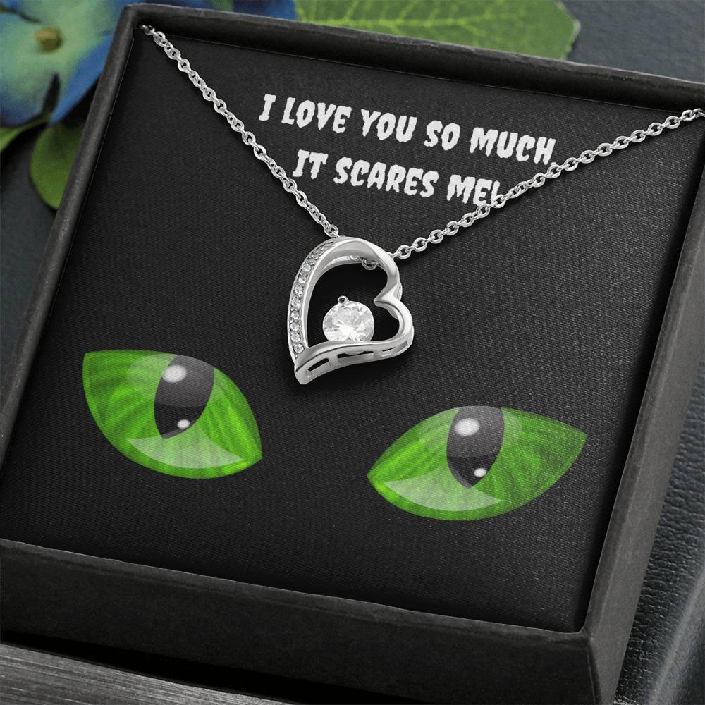 Scary Love Heart Necklace