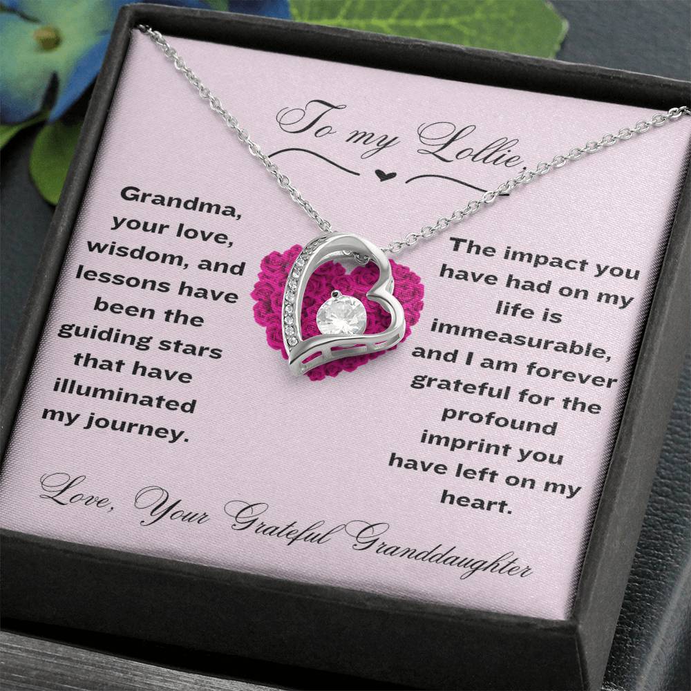 To Lollie Heart Forever Love Necklace