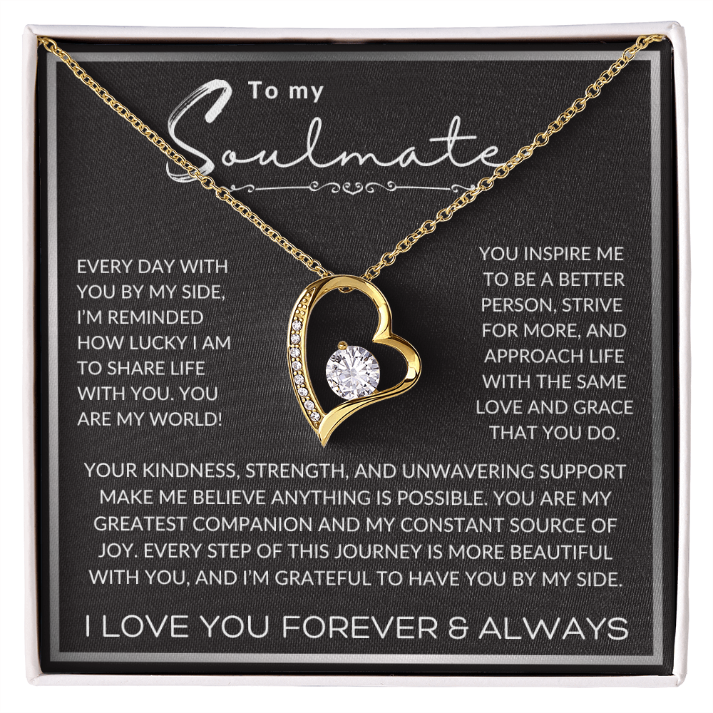 Grateful For My Soulmate  Necklace