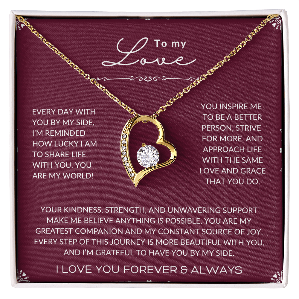 My Forever Love Heart Necklace