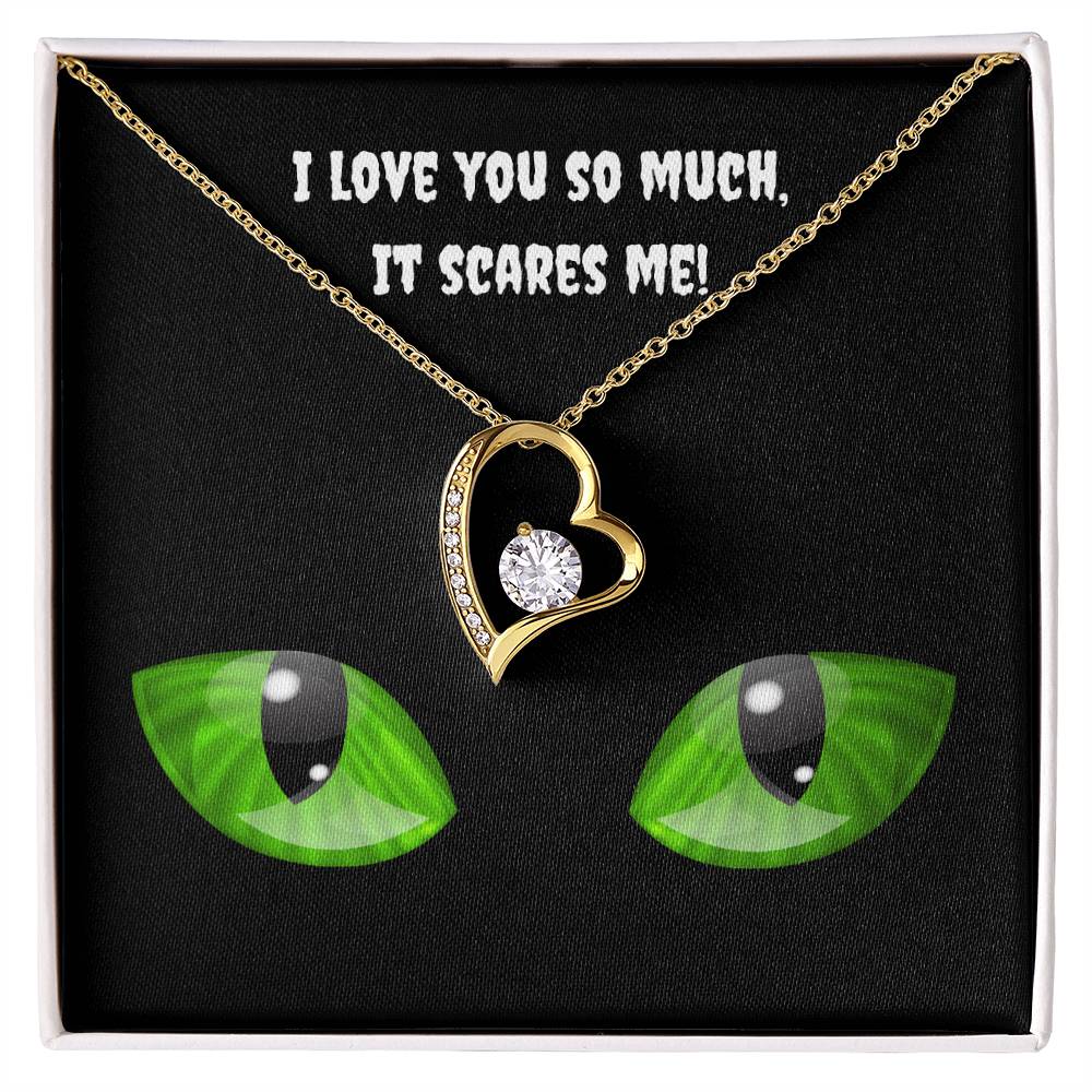 Scary Love Heart Necklace