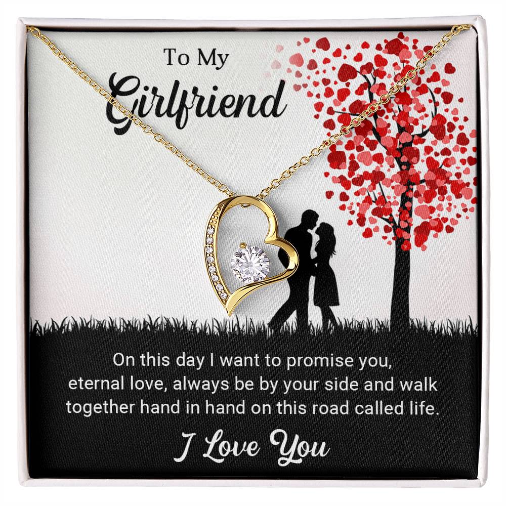 To My Girlfriend - Forever Love Necklace