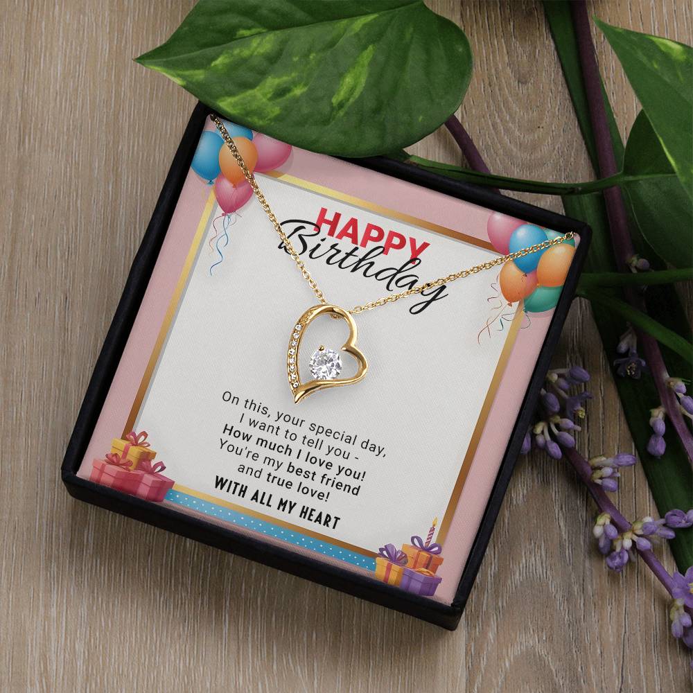 Happy Birthday - Forever Love Necklace