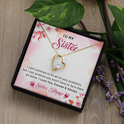 Sisters Always and Forever Love Necklace