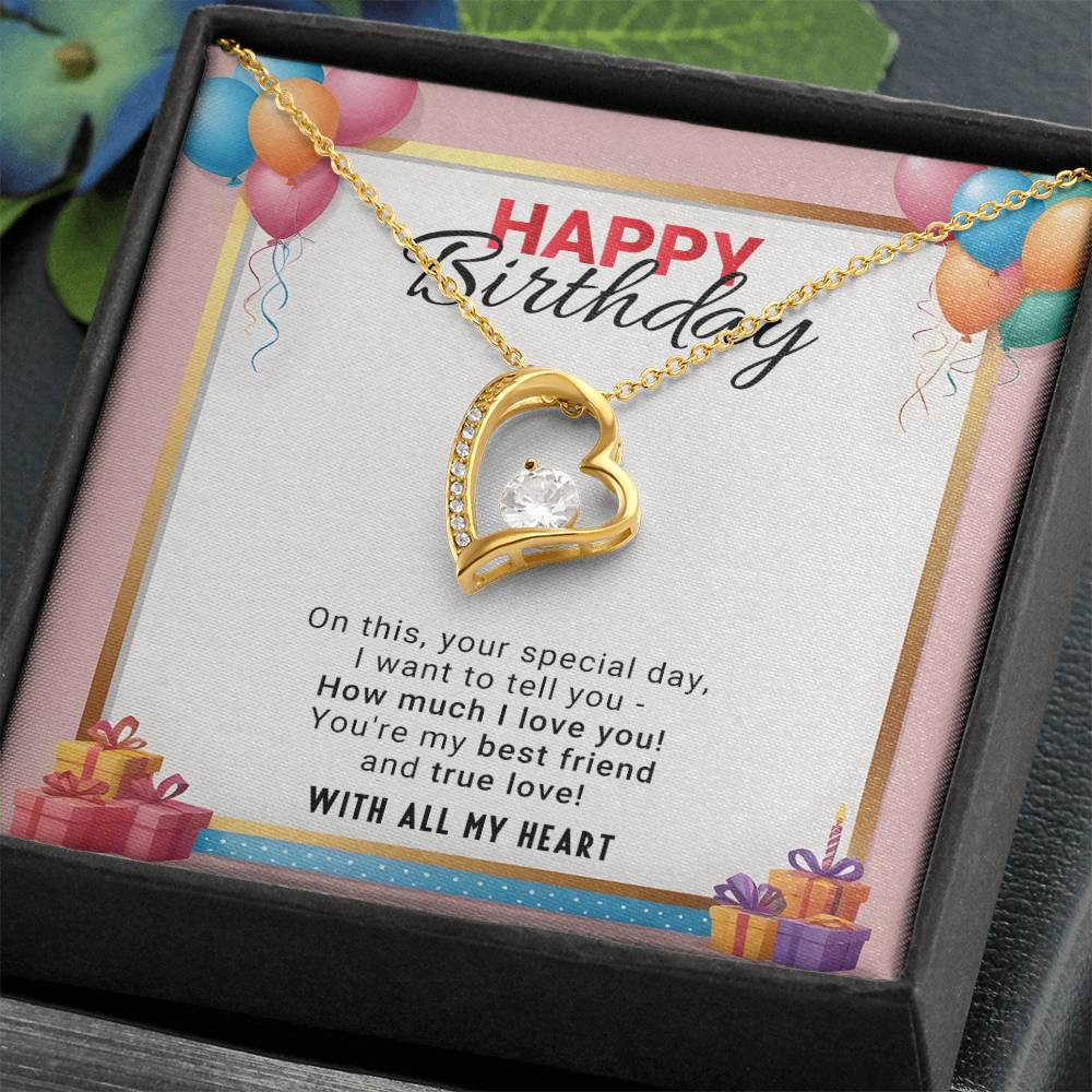 Happy Birthday - Forever Love Necklace