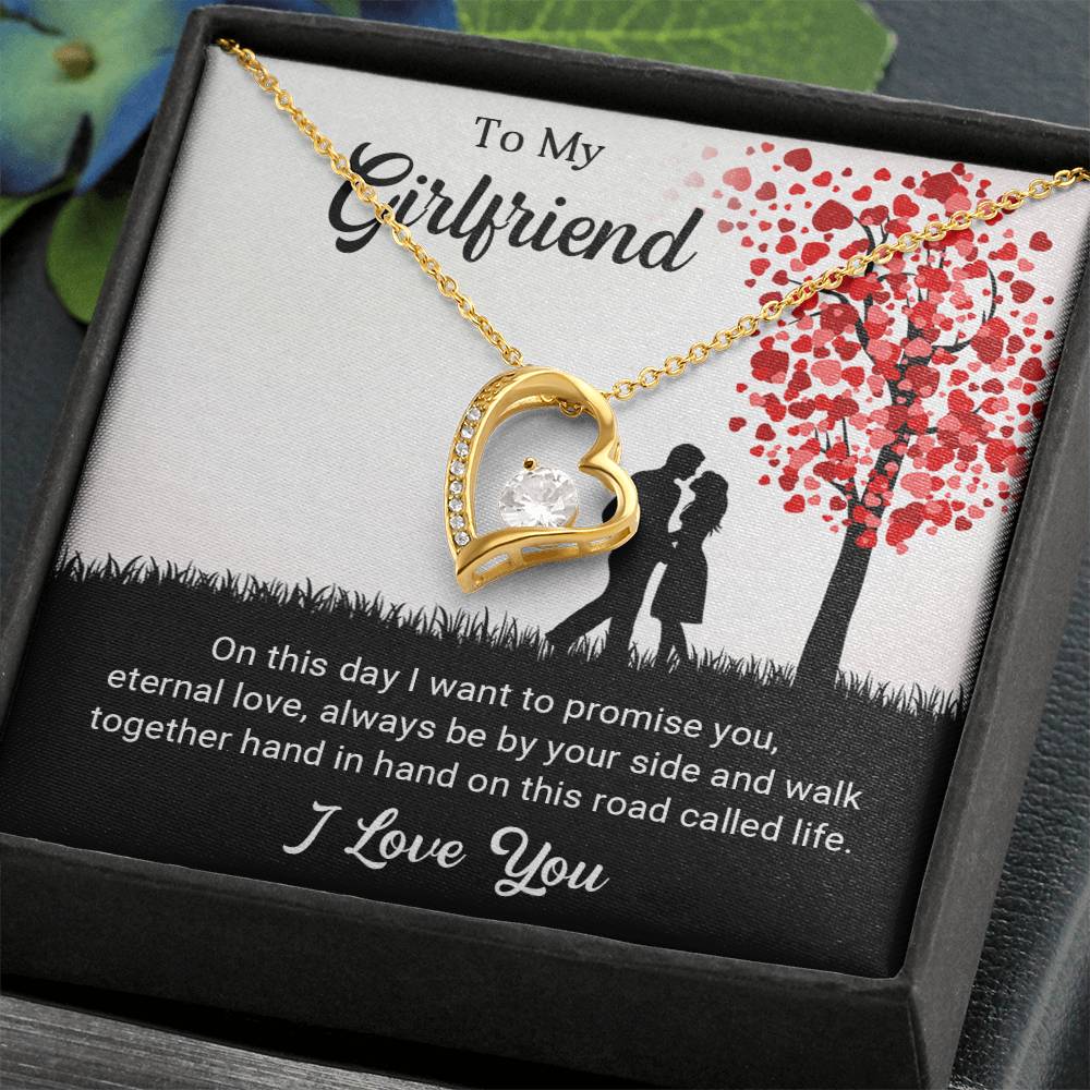 To My Girlfriend - Forever Love Necklace