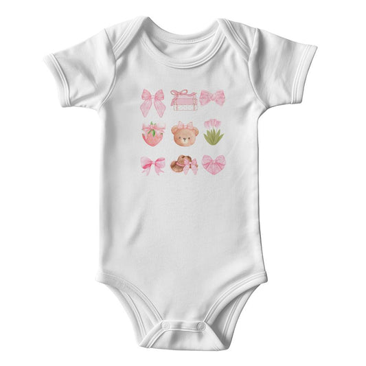 Coquette Bows Onesie for Baby Girl