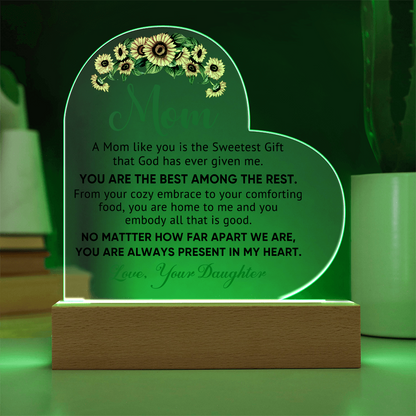 Best Among the Rest Heart Acrylic Plaque