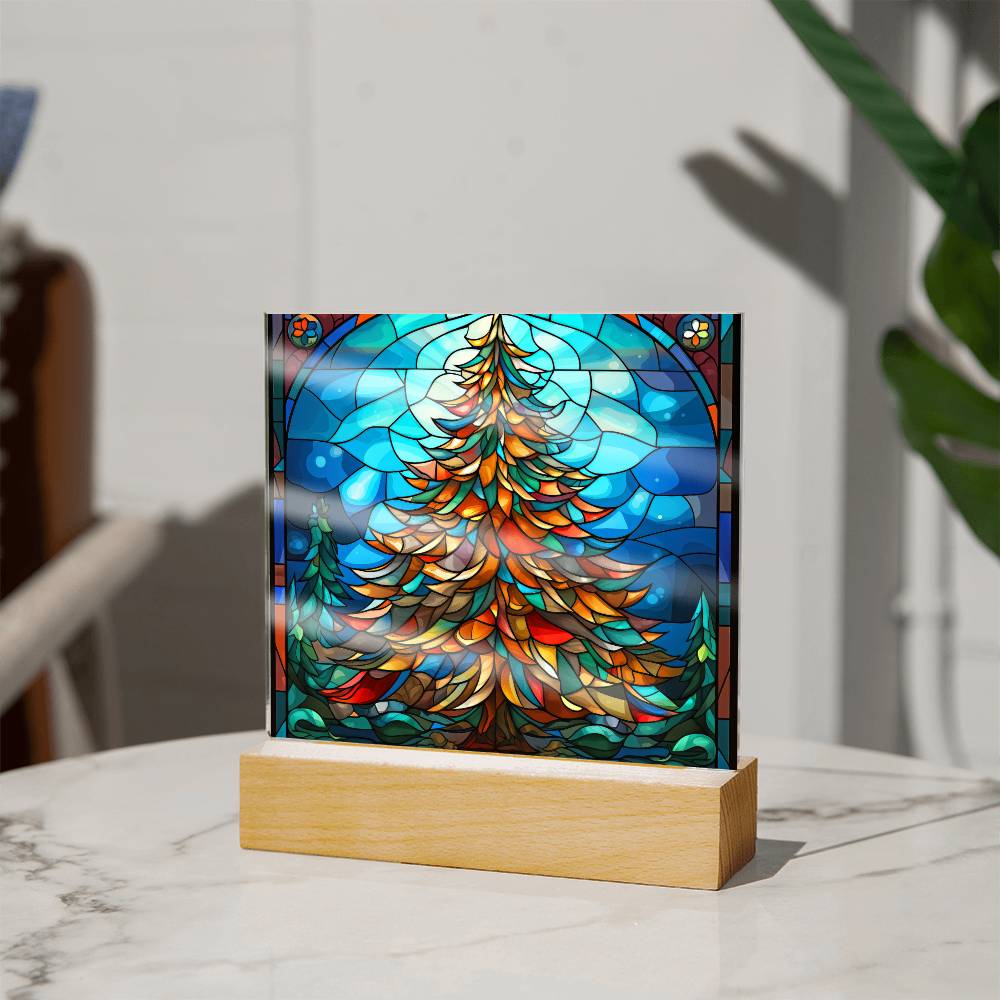 Christmas Tree Acrylic Plaque