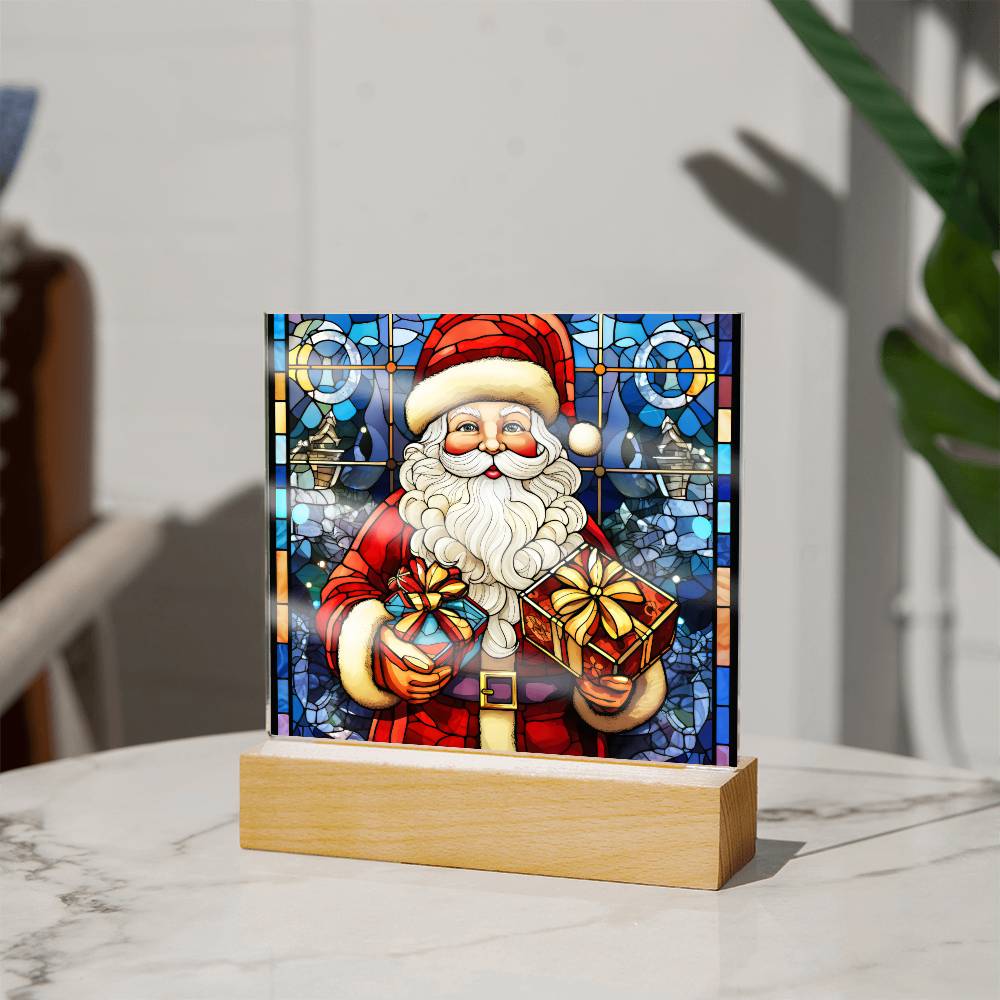 Christmas Santa Plaque Nightlight