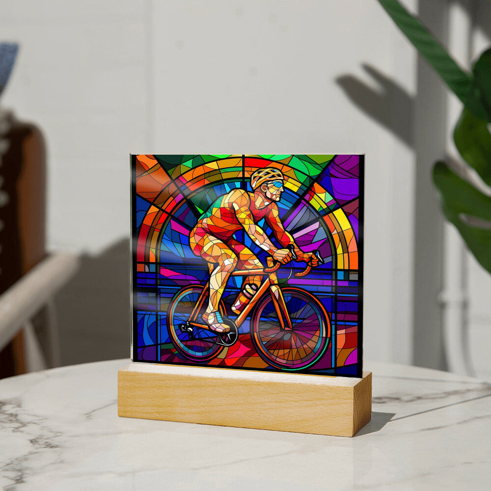 Bike Rider Plaque