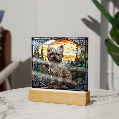 Cairn Terrier Square Acrylic Plaque