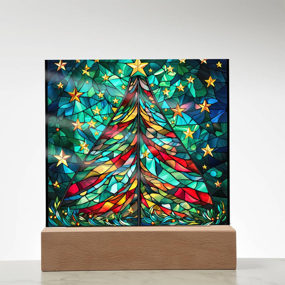 Christmas Tree Plaque Nightlight