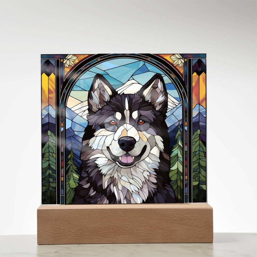 Alaskan Malamute Dog Plaque