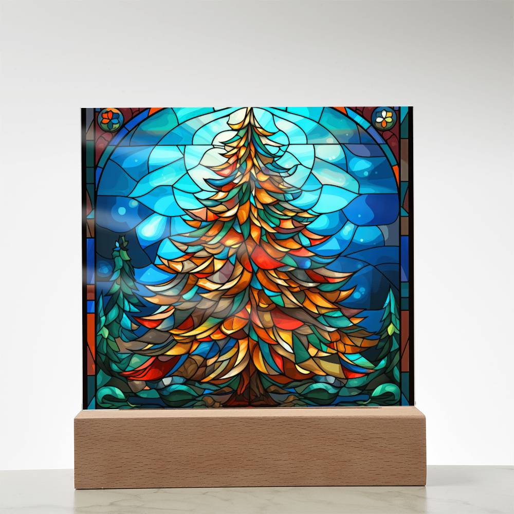 Christmas Tree Acrylic Plaque