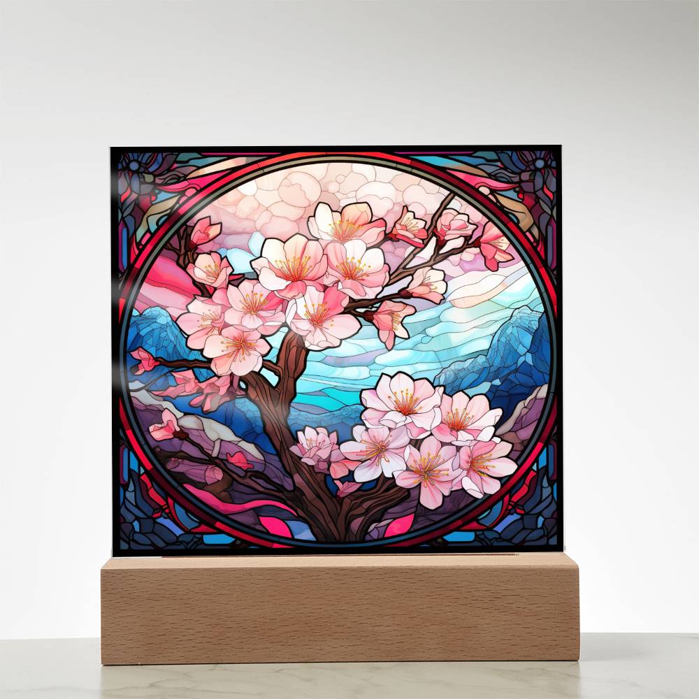 Cherry Blossom Tree Plaque