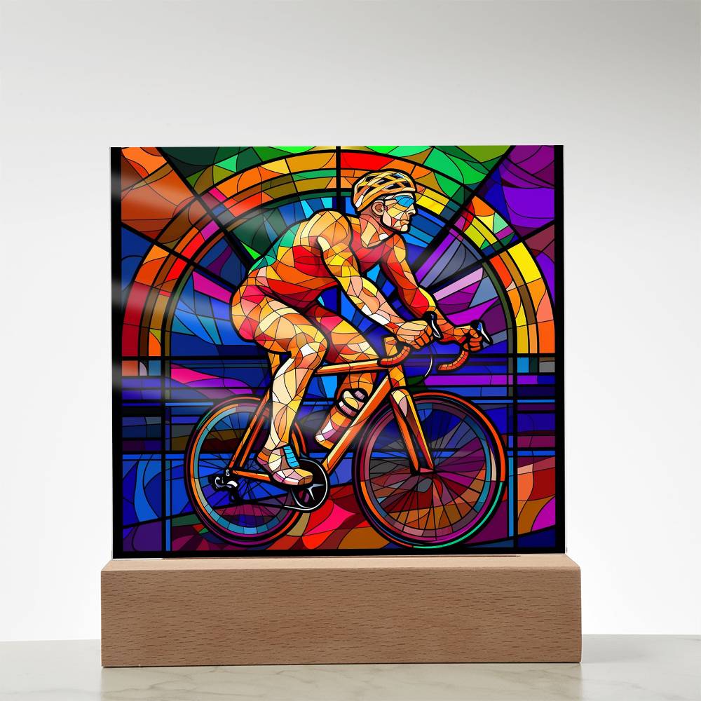 Bike Rider Plaque