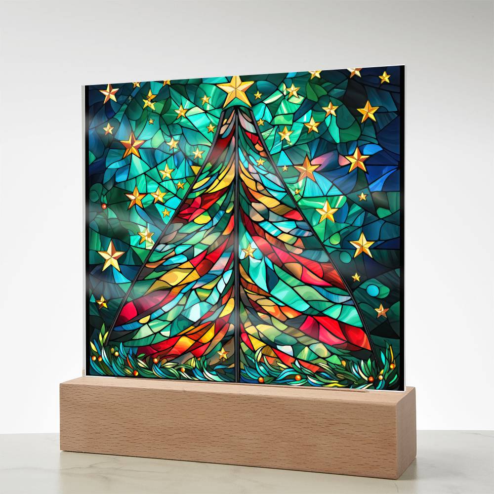 Christmas Tree Plaque Nightlight