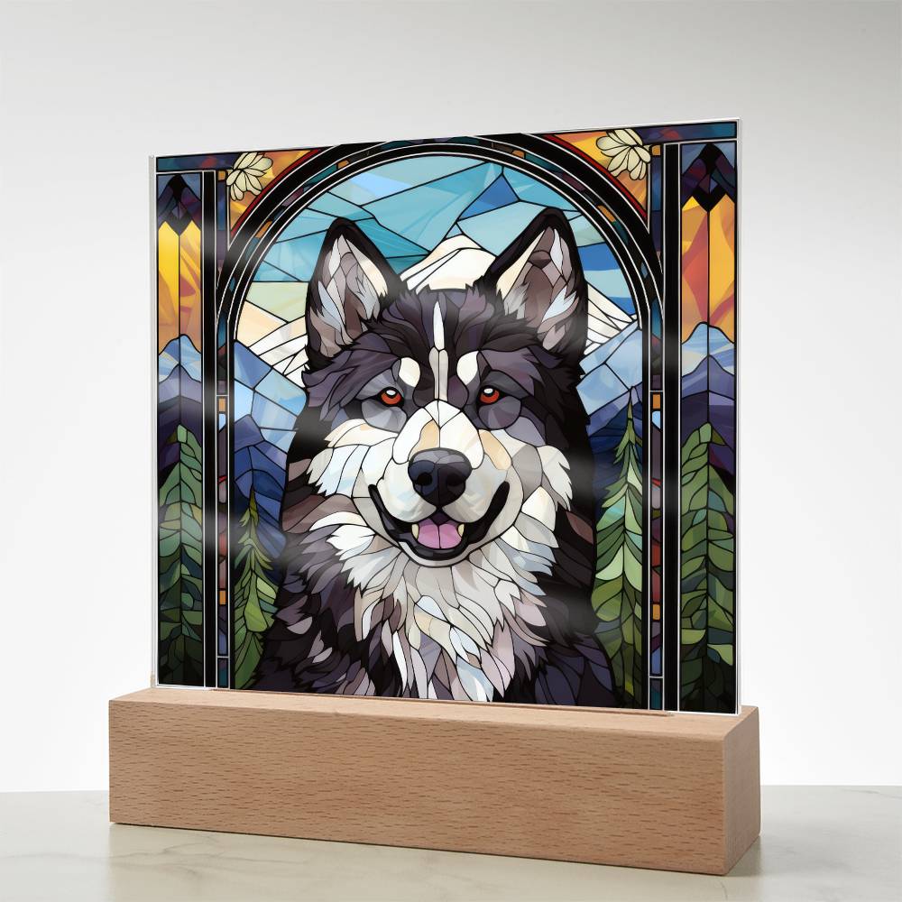 Alaskan Malamute Dog Plaque