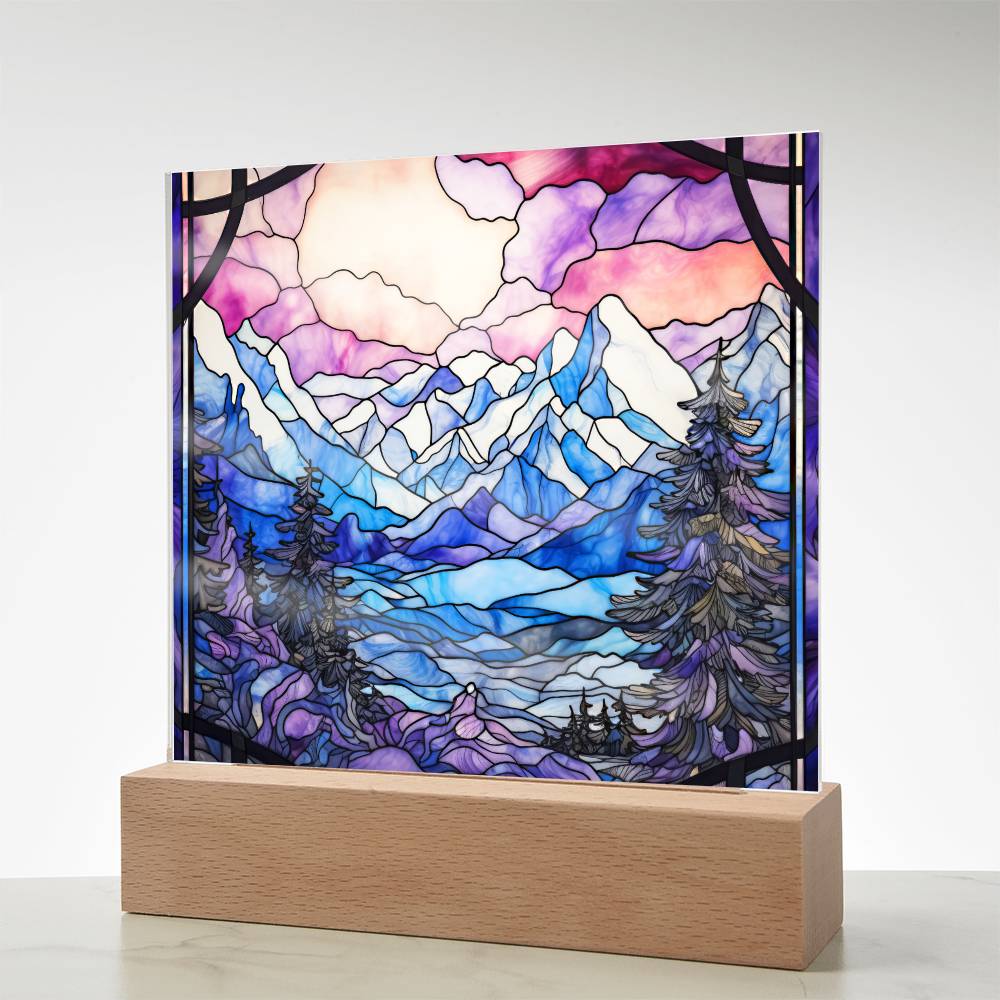 Purple Mountain Majesty Plaque